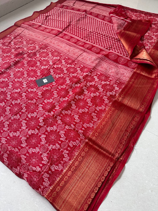 Printed Soft Cotton Saree