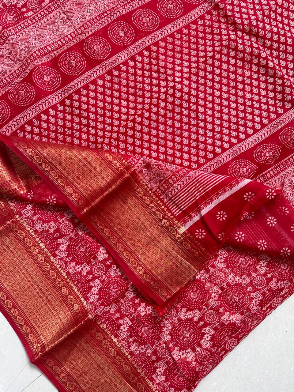 Printed Soft Cotton Saree