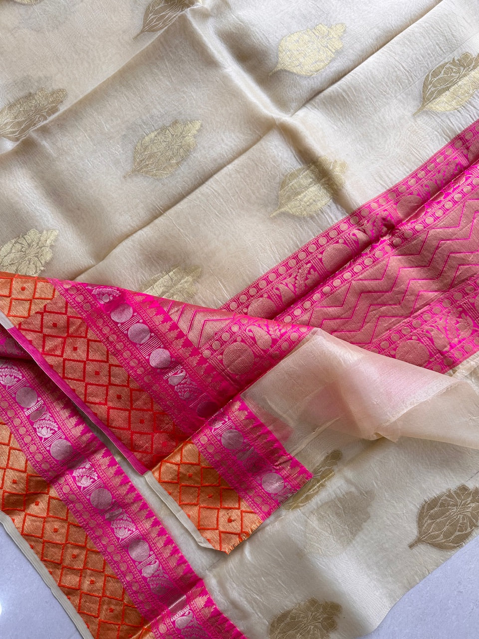 Pure Weaved Organza Silk Saree