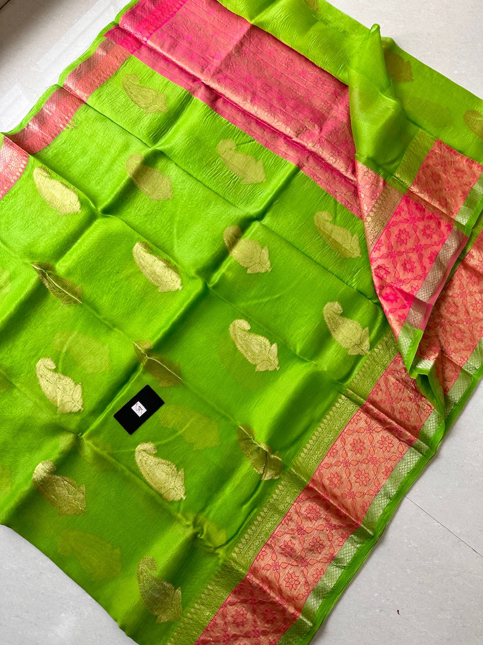 Pure Weaved Organza Silk Saree