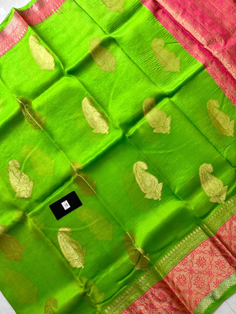 Pure Weaved Organza Silk Saree