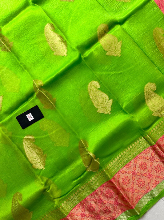 Pure Weaved Organza Silk Saree