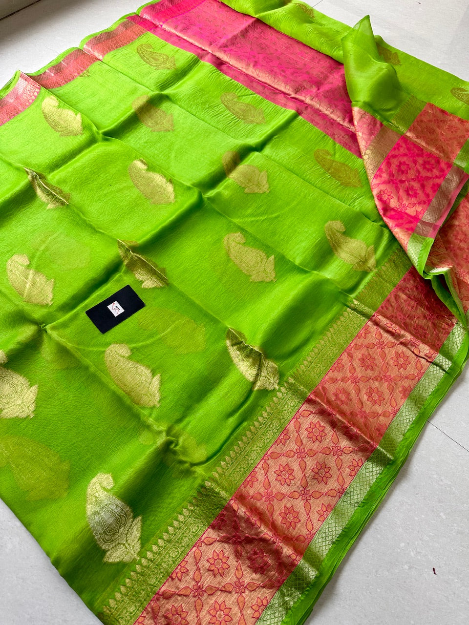 Pure Weaved Organza Silk Saree