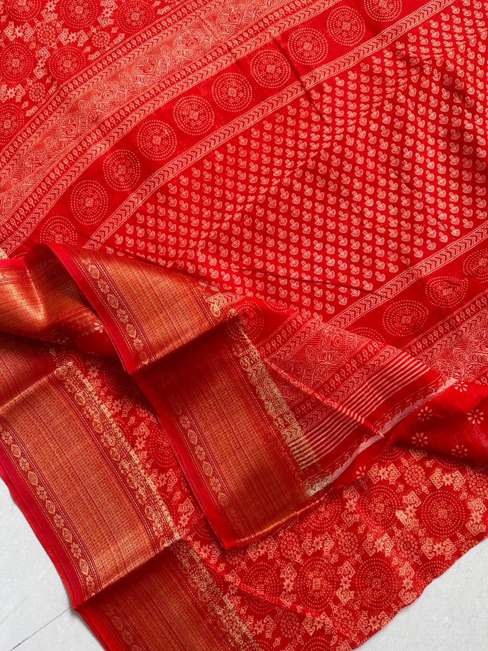 Printed Soft Cotton Saree