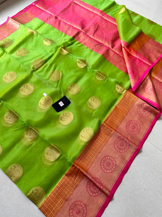 Pure Weaved Organza Silk Saree