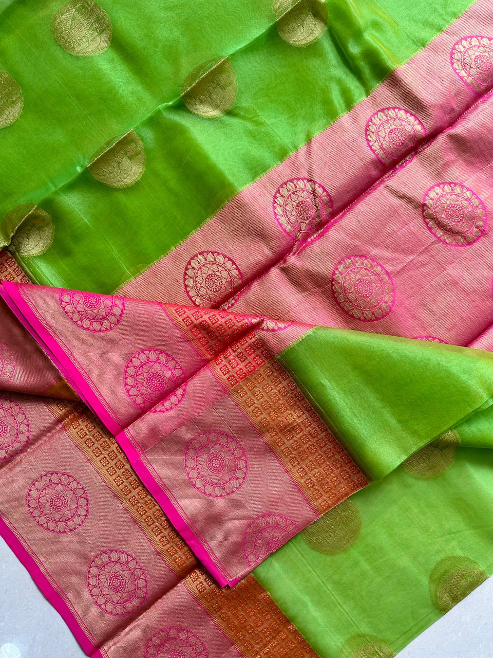 Pure Weaved Organza Silk Saree