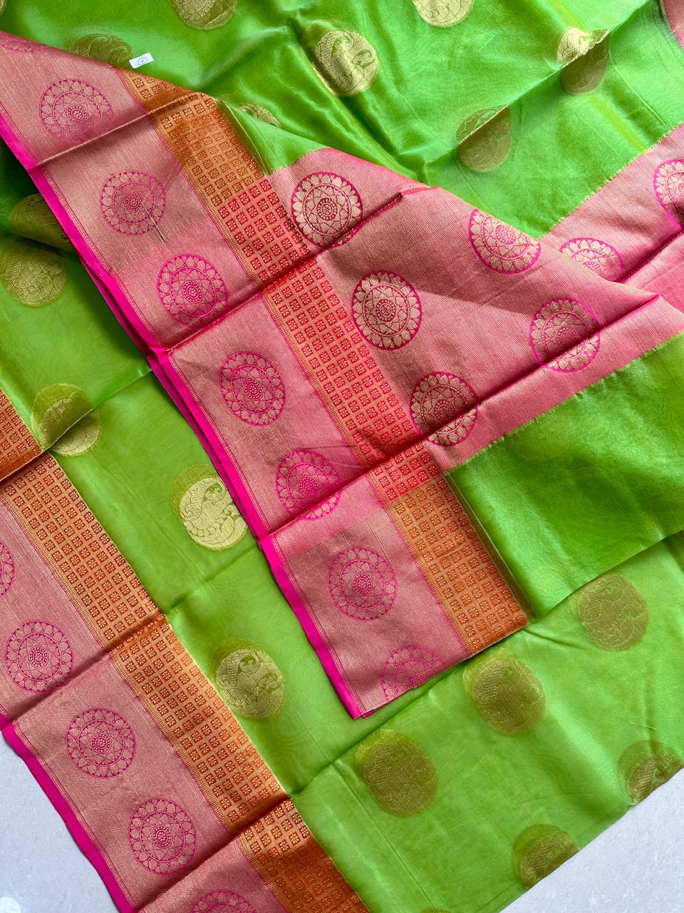 Pure Weaved Organza Silk Saree