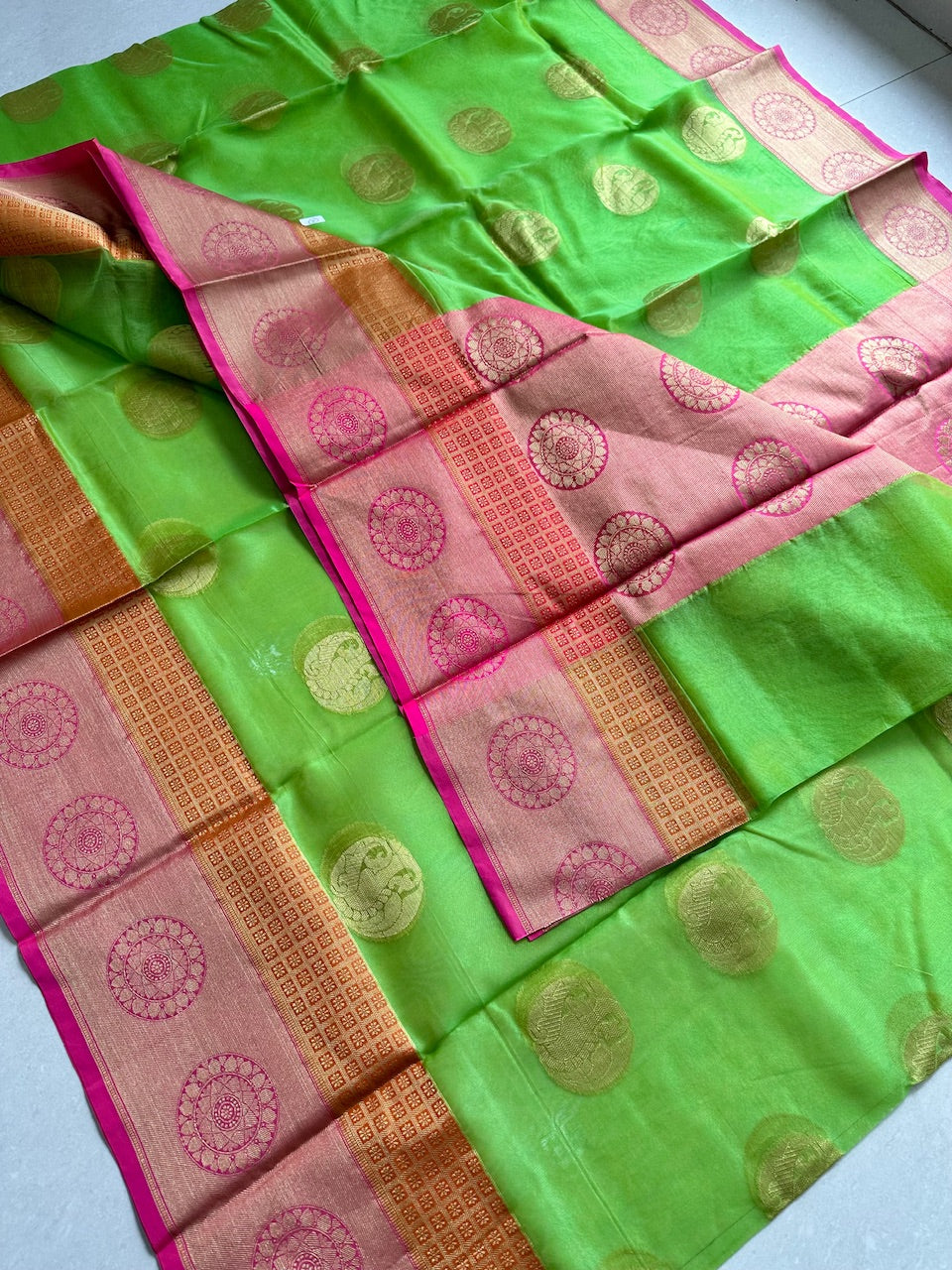 Pure Weaved Organza Silk Saree