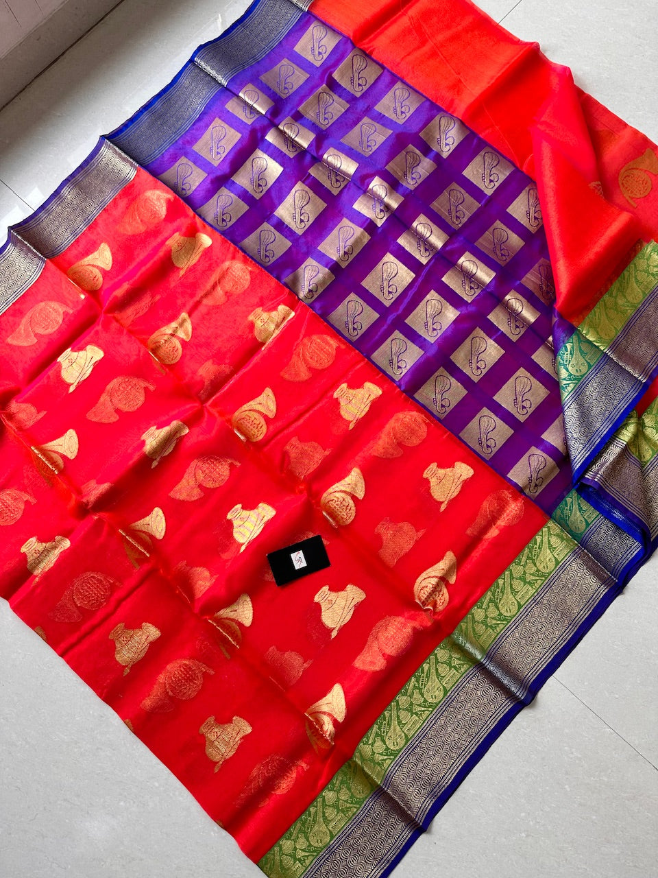 Pure Weaved Organza Silk Saree