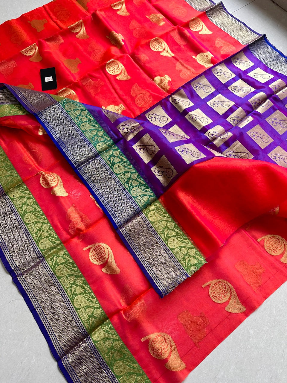 Pure Weaved Organza Silk Saree