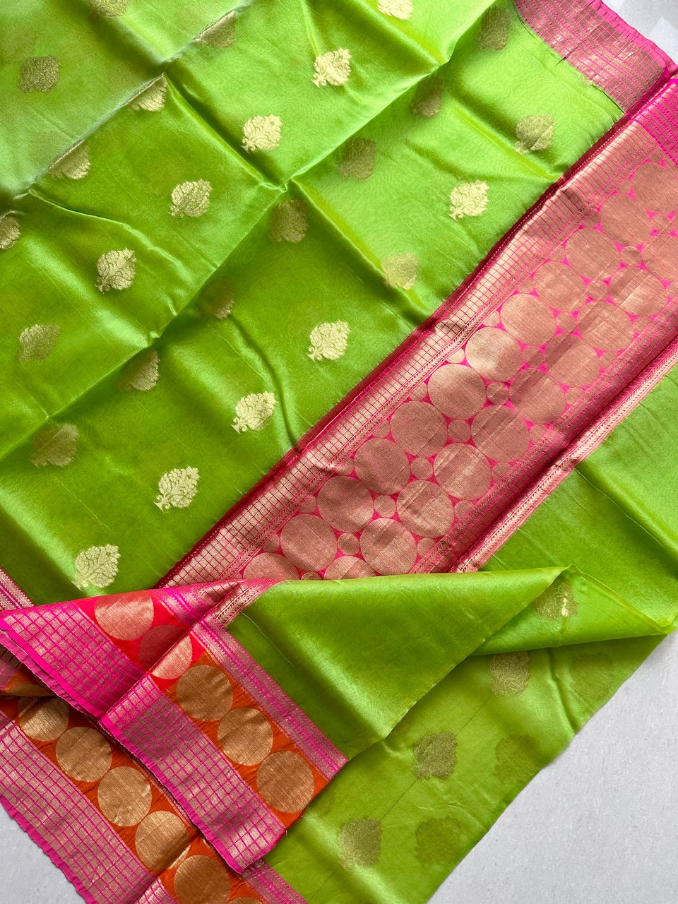 Pure Weaved Organza Silk Saree