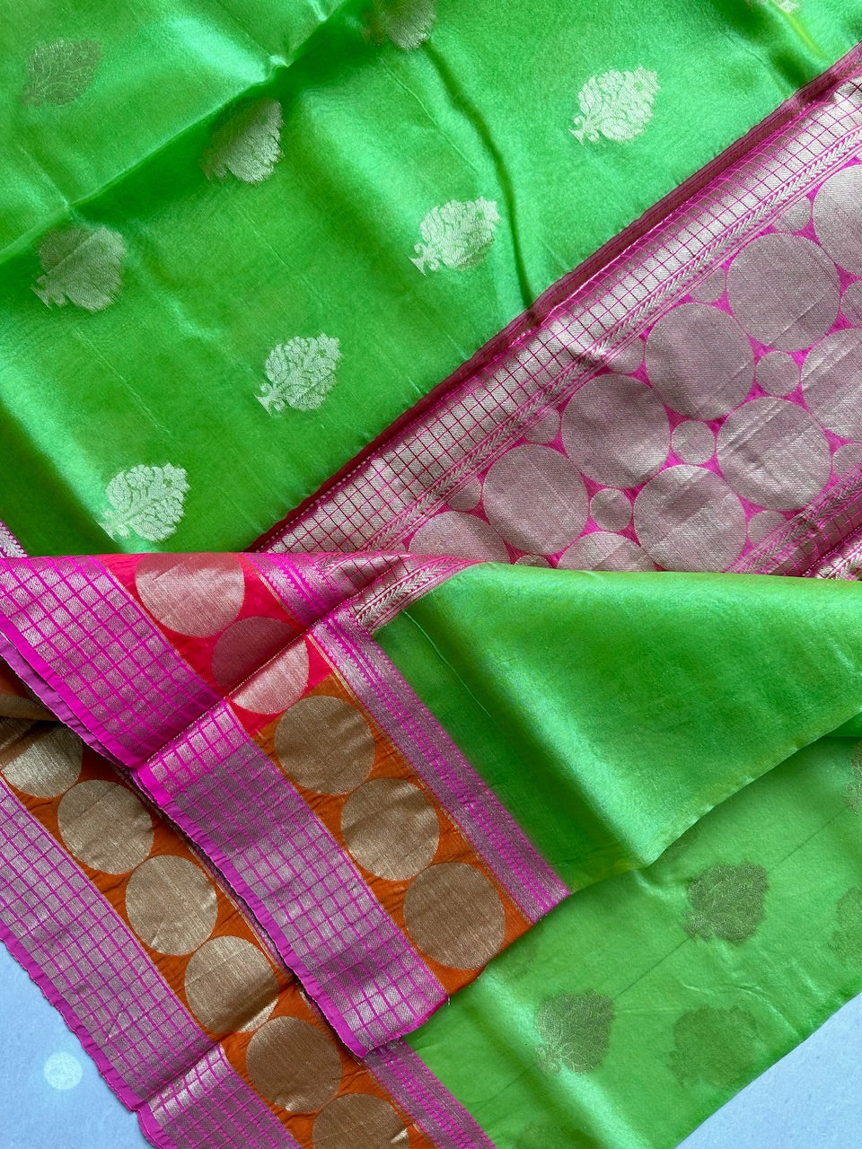 Pure Weaved Organza Silk Saree