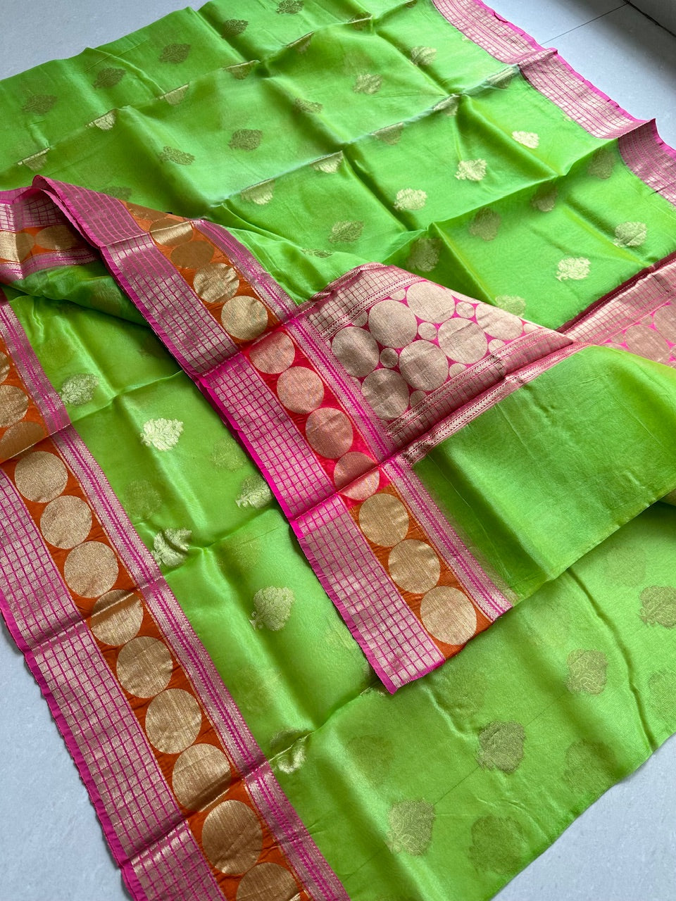 Pure Weaved Organza Silk Saree