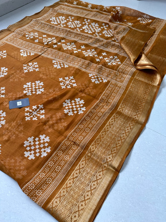 Printed Soft Cotton Saree