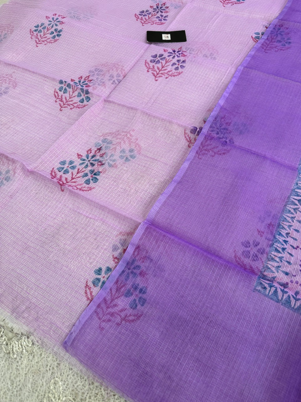 HandBlock Printed Kota Cotton Doria Top N Dupatta