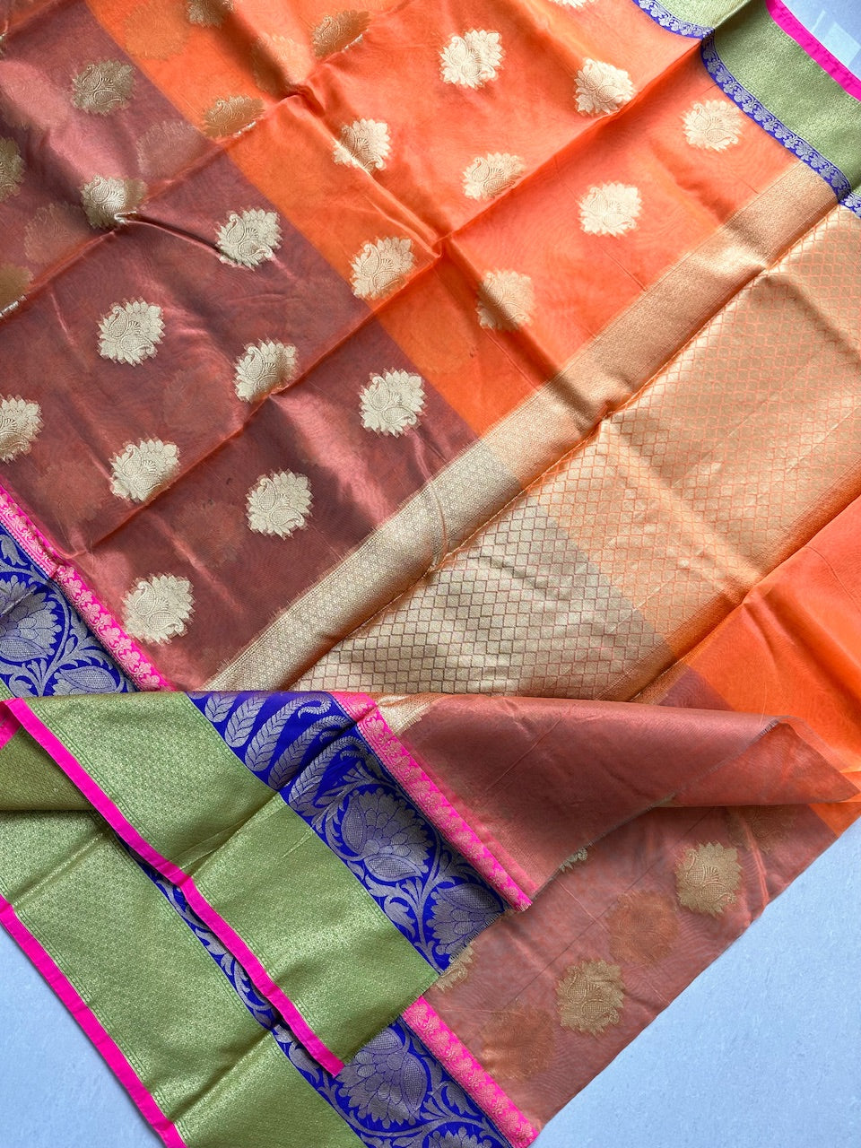 Pure Weaved Organza Silk Saree