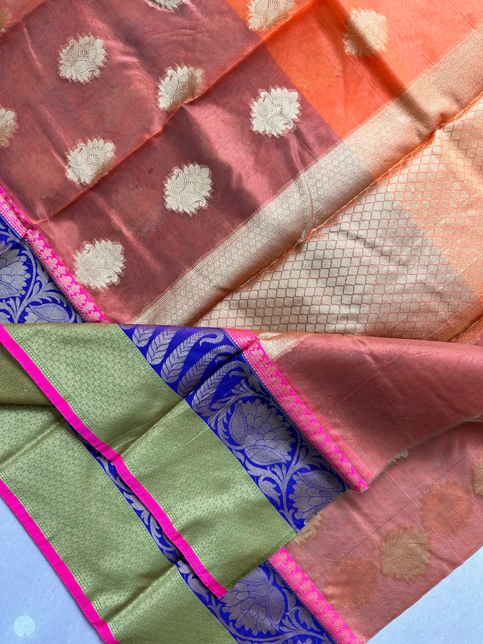 Pure Weaved Organza Silk Saree