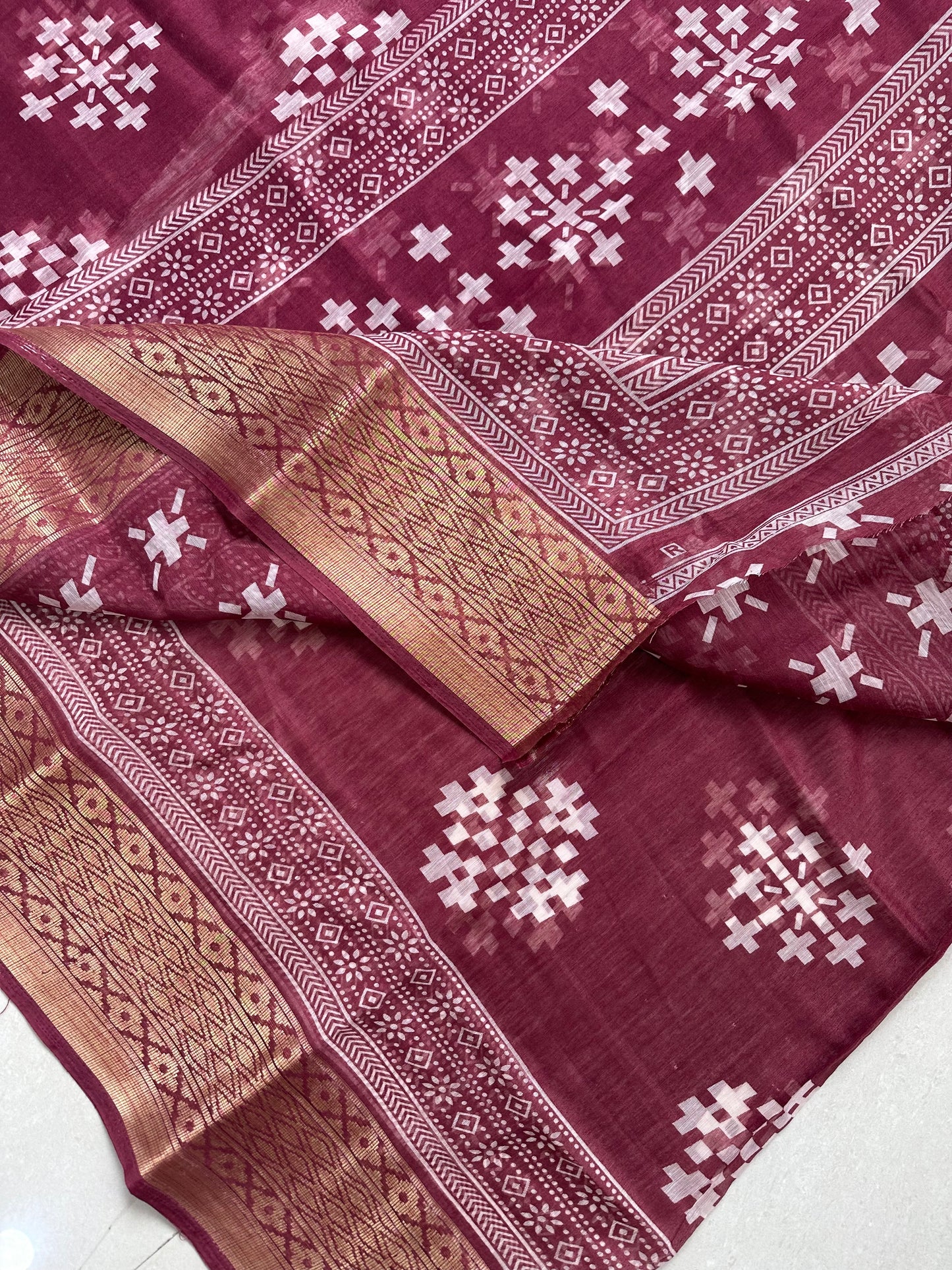 Printed Soft Cotton Saree