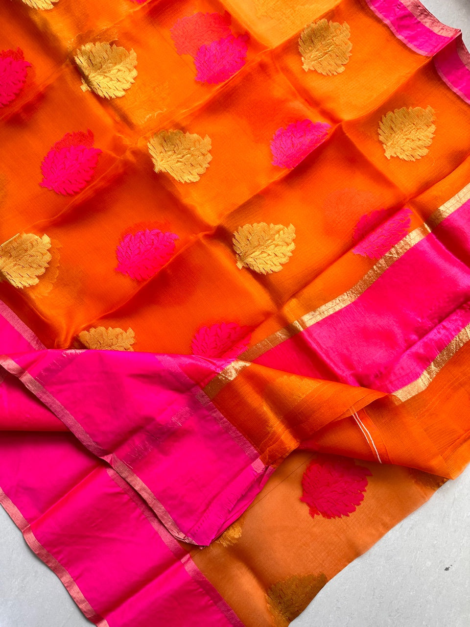 Pure Weaved Organza Silk Saree