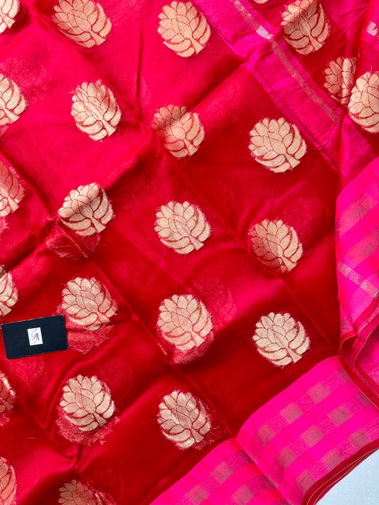 Pure Weaved Organza Silk Saree