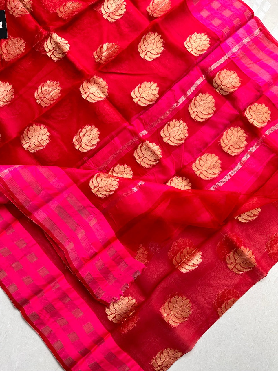 Pure Weaved Organza Silk Saree