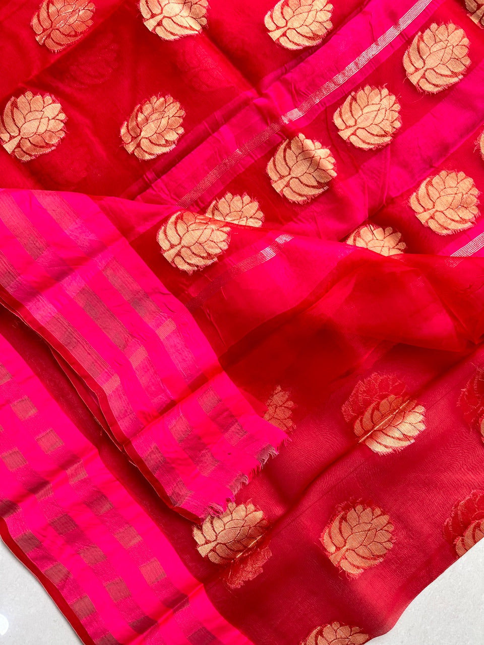 Pure Weaved Organza Silk Saree