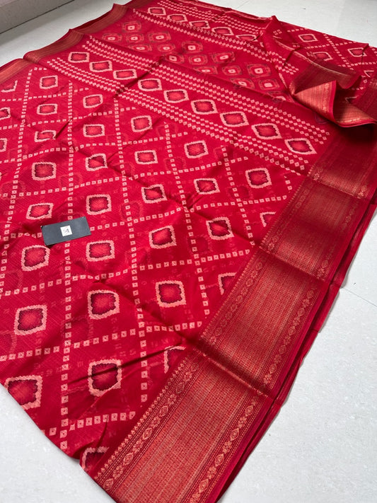 Printed Soft Cotton Saree