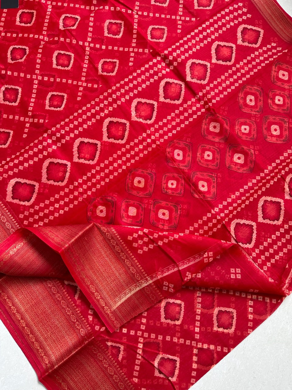 Printed Soft Cotton Saree