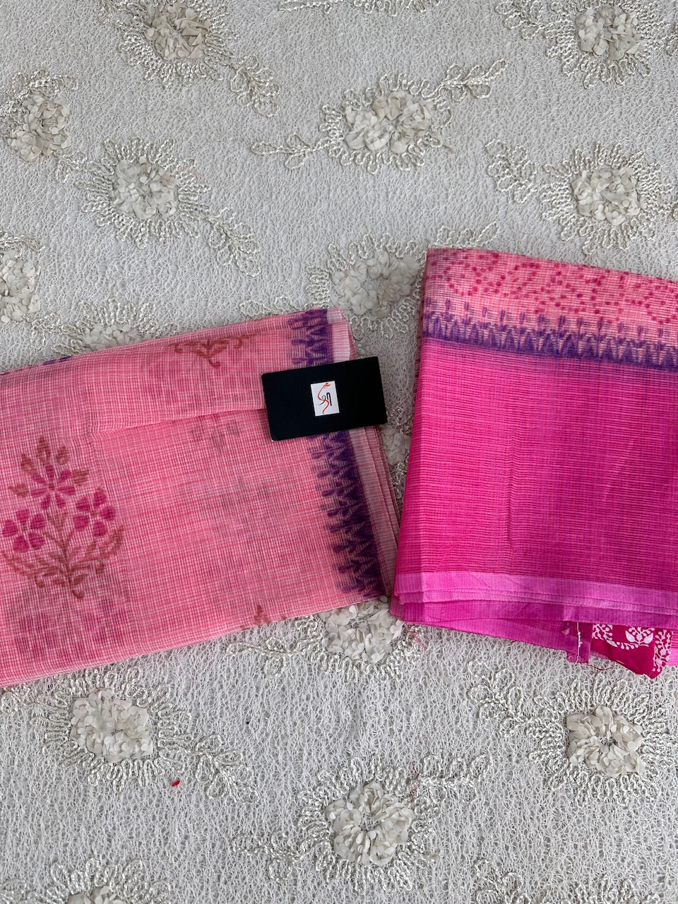 HandBlock Printed Kota Cotton Doria Top N Dupatta