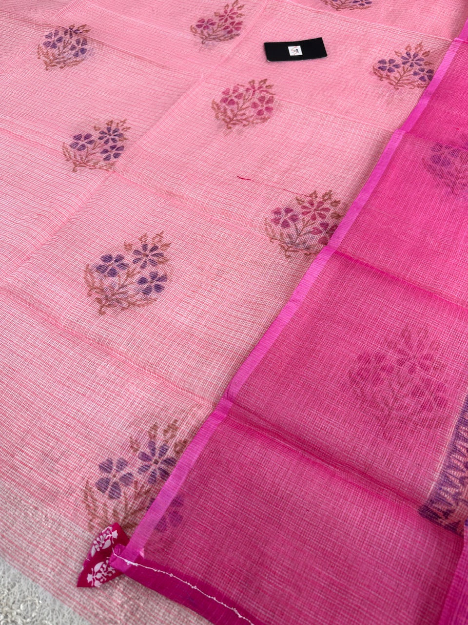 HandBlock Printed Kota Cotton Doria Top N Dupatta