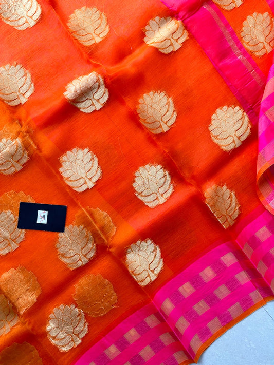 Pure Weaved Organza Silk Saree