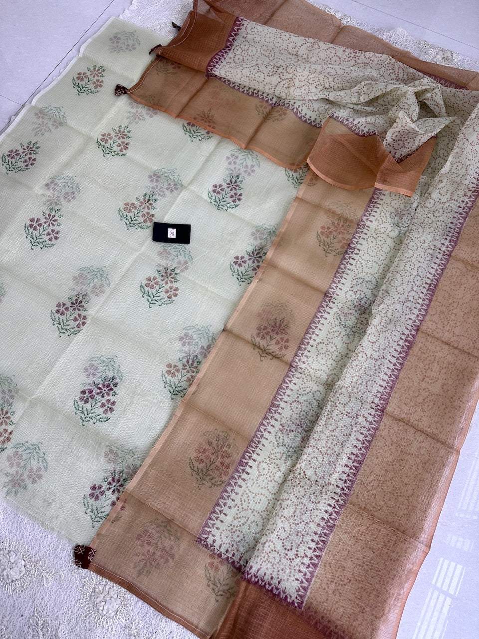 HandBlock Printed Kota Cotton Top N Dupatta