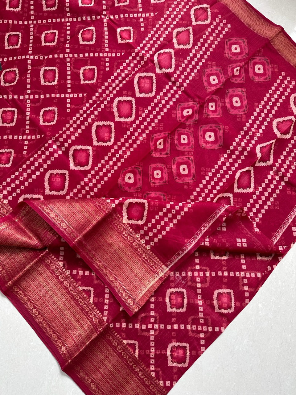 Printed Soft Cotton Saree