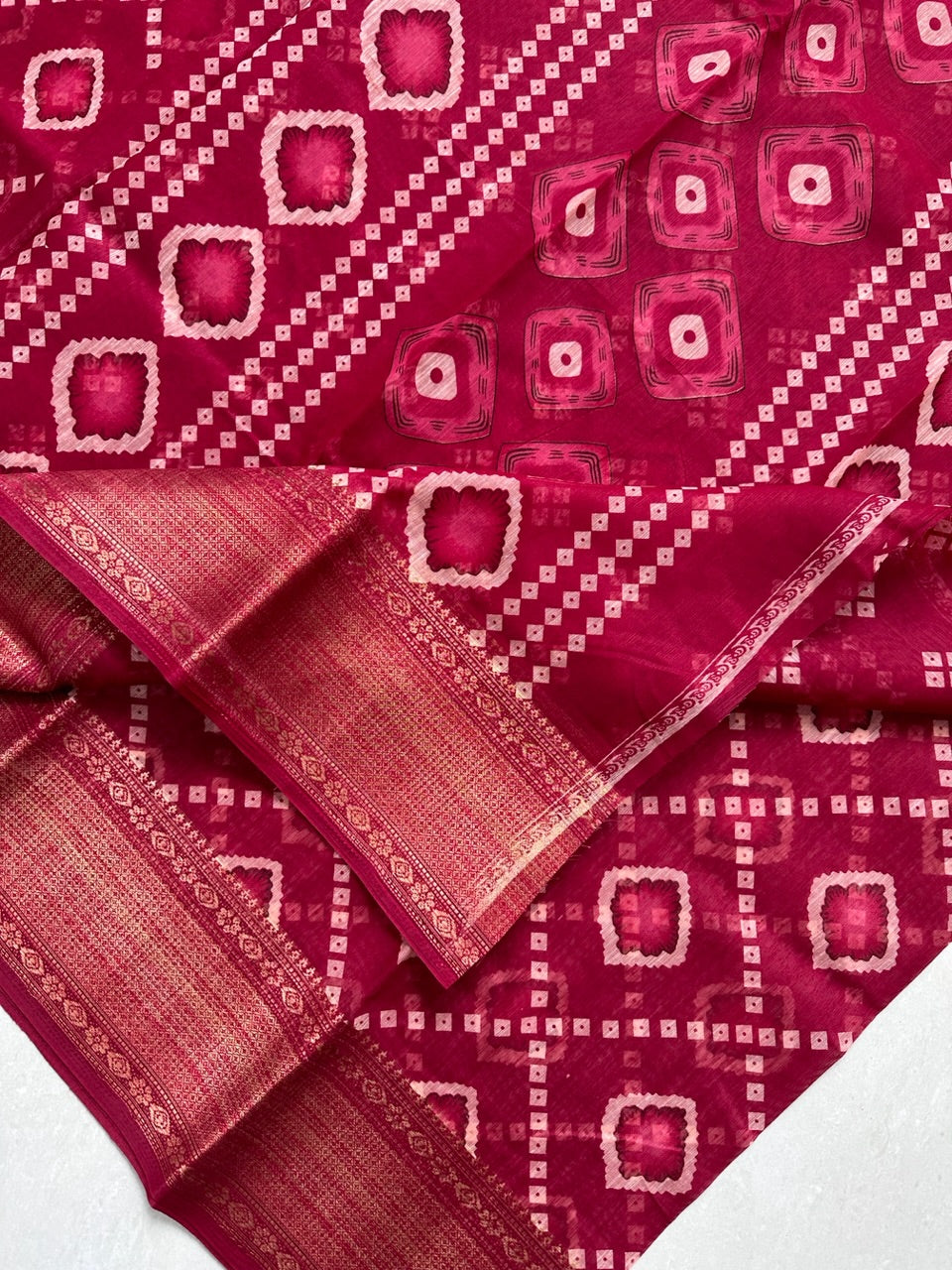 Printed Soft Cotton Saree