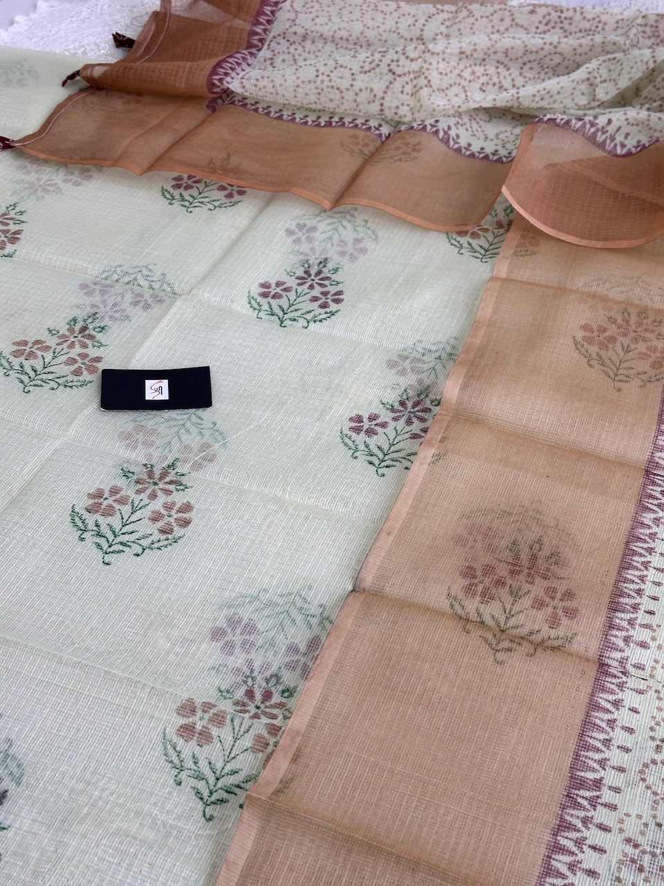 HandBlock Printed Kota Cotton Top N Dupatta