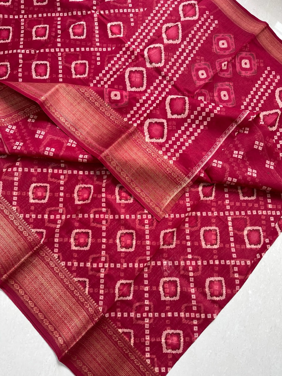 Printed Soft Cotton Saree