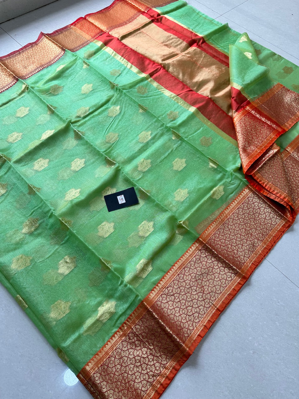 Pure Weaved Organza Silk Saree