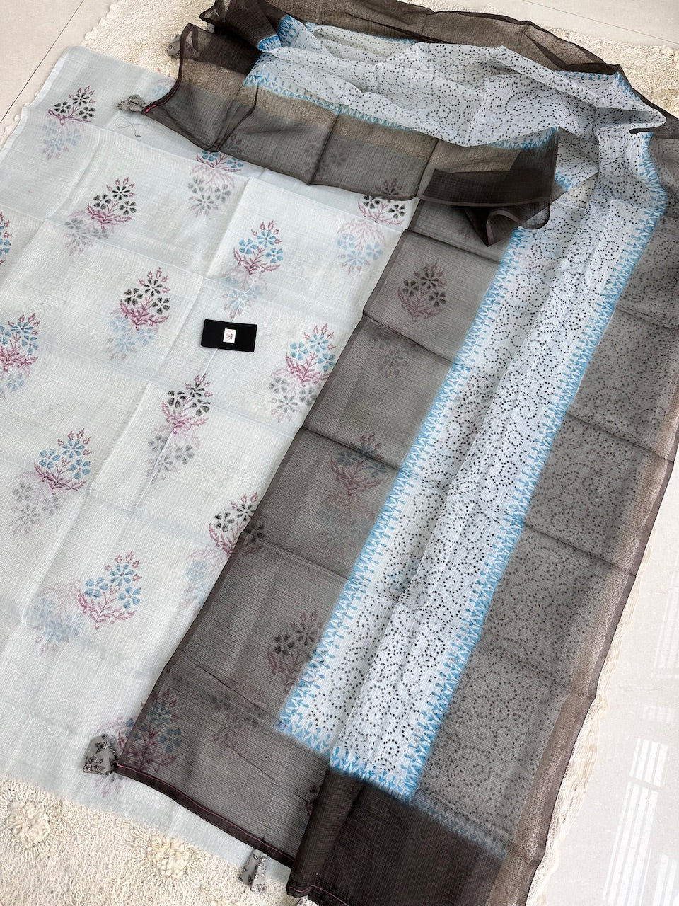 HandBlock Printed Kota Cotton Top N Dupatta