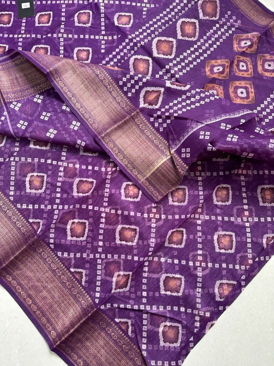 Printed Soft Cotton Saree