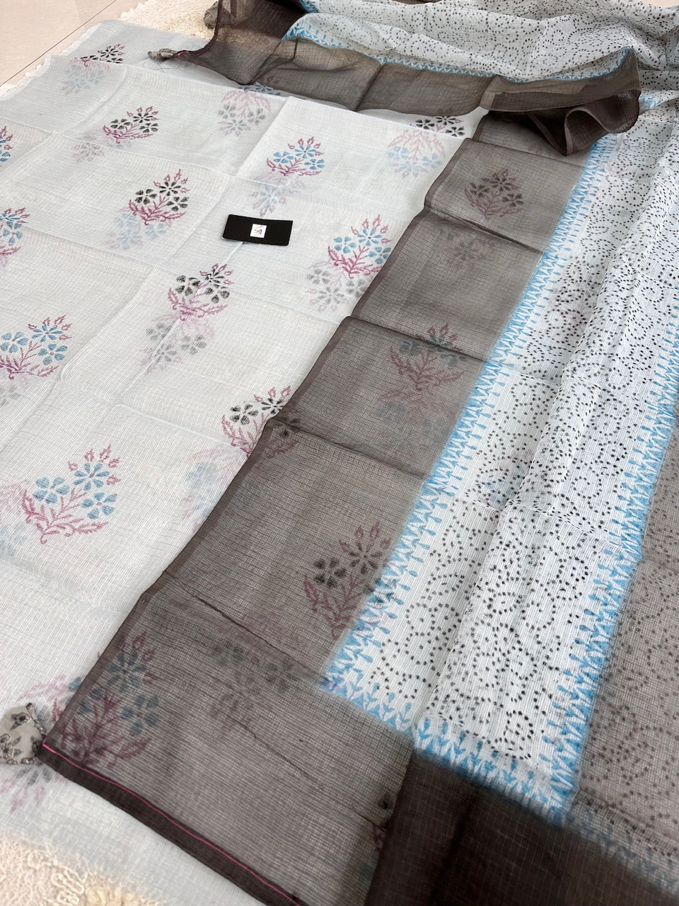 HandBlock Printed Kota Cotton Top N Dupatta