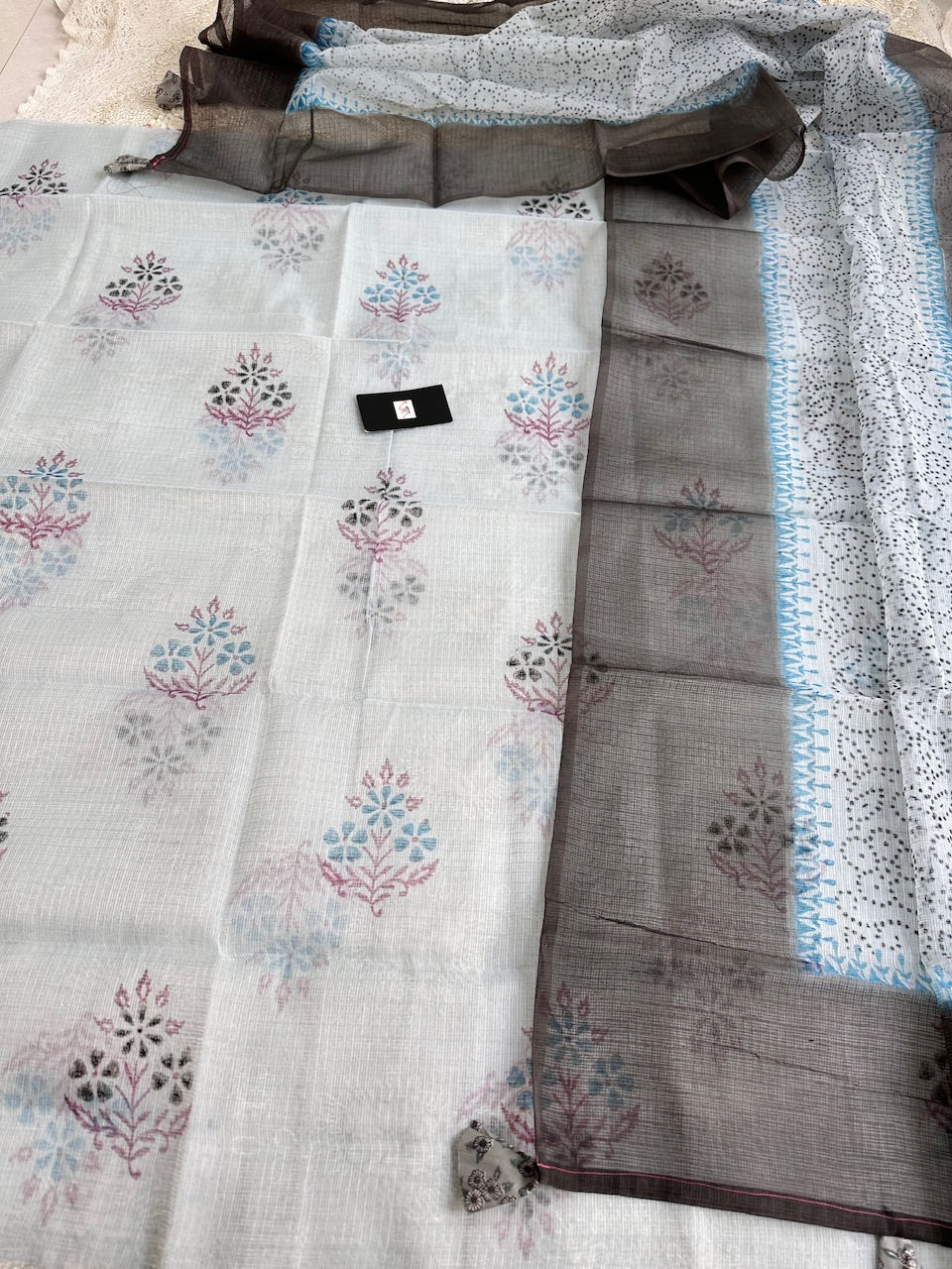 HandBlock Printed Kota Cotton Top N Dupatta