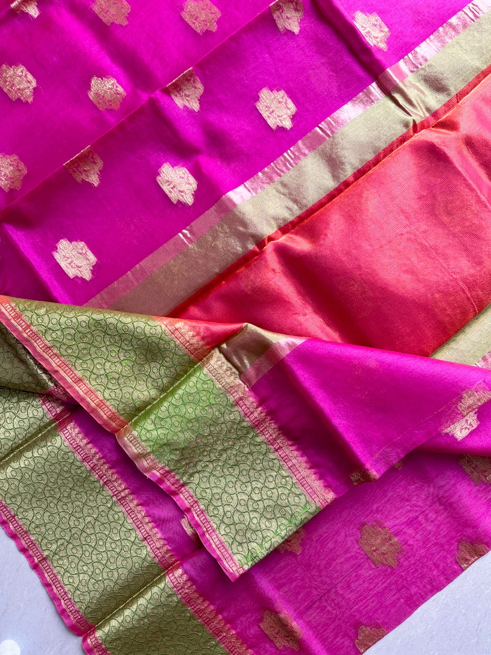 Pure Weaved Organza Silk Saree