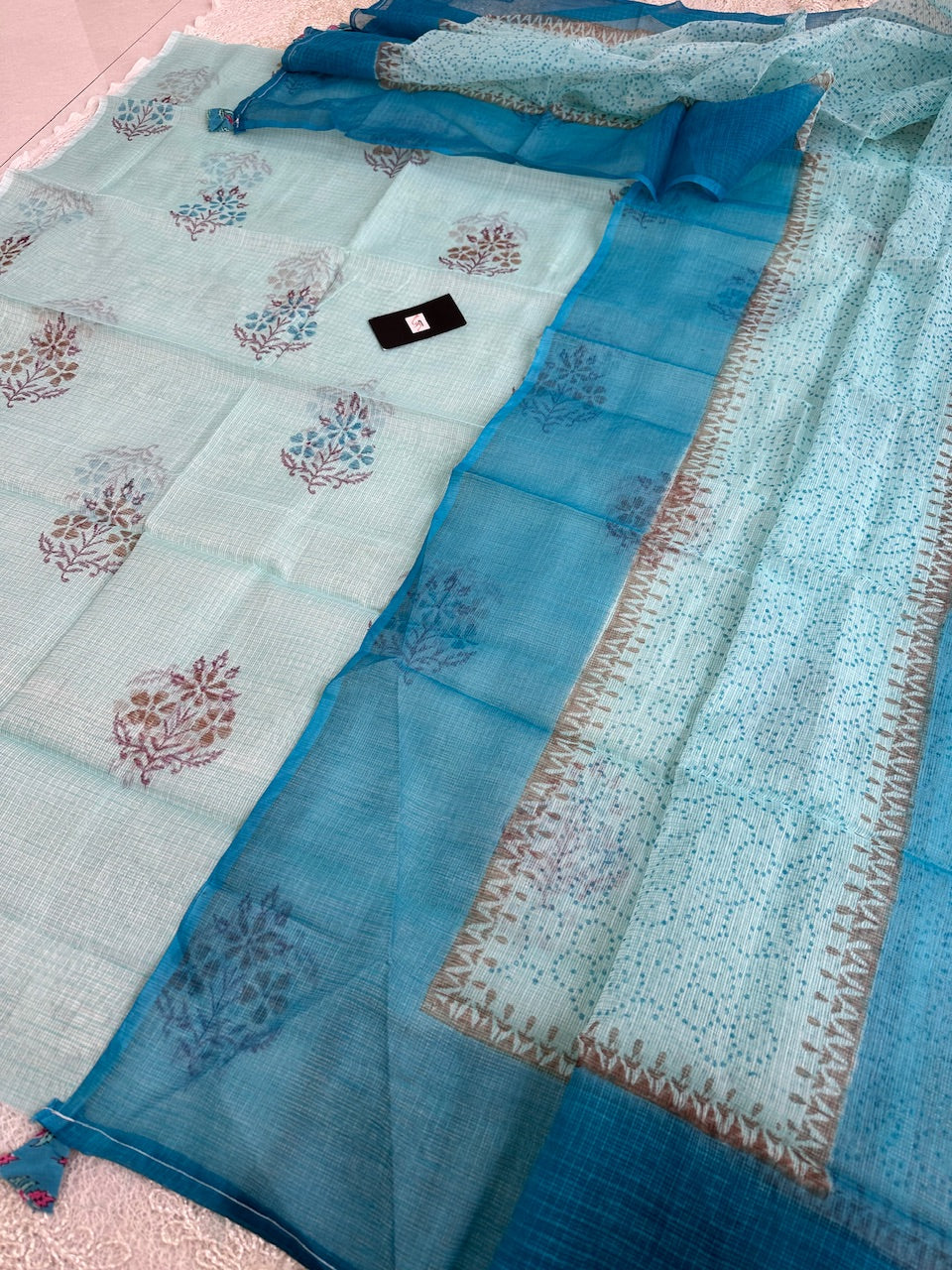 HandBlock Printed Kota Cotton Top N Dupatta