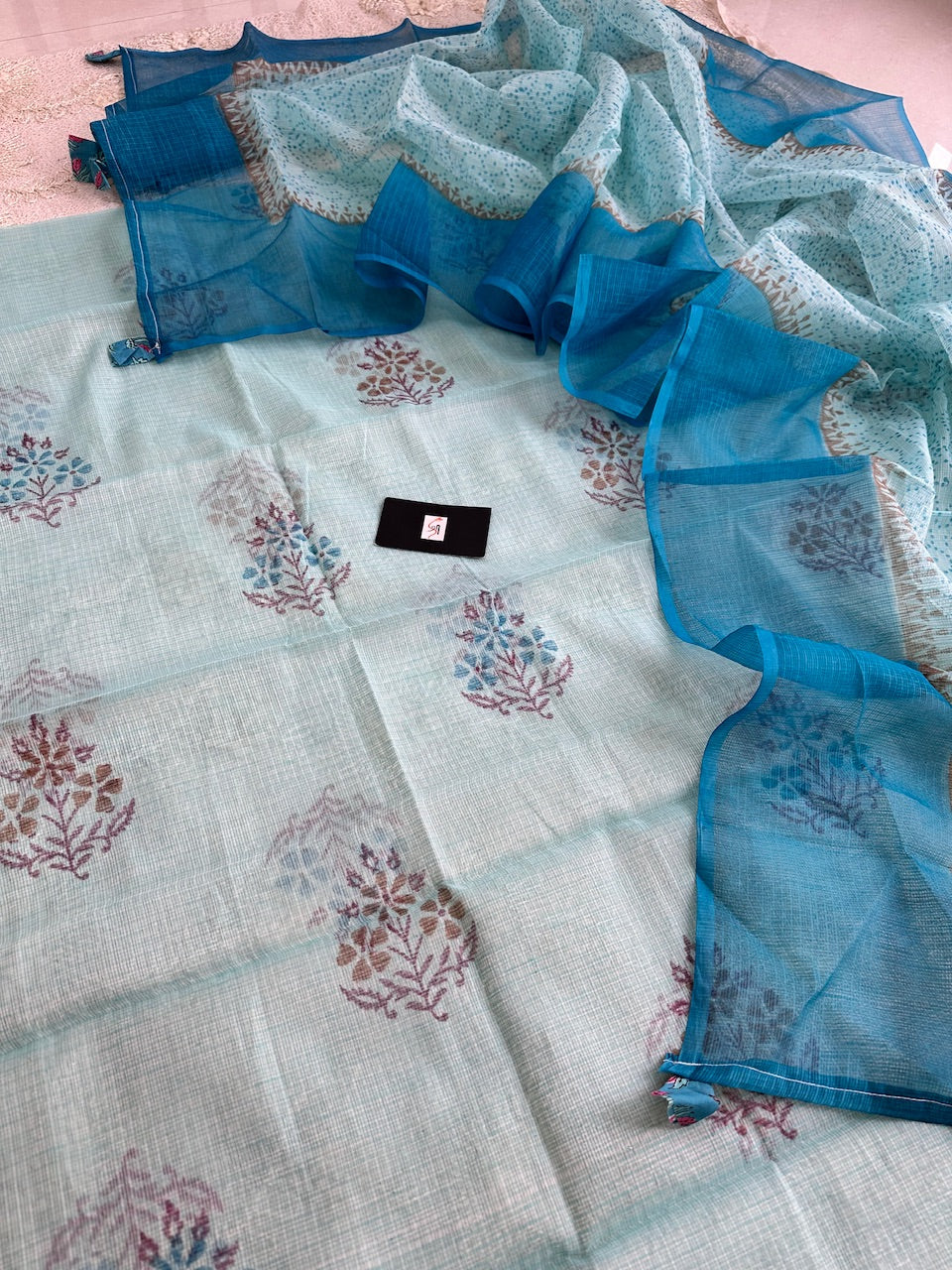 HandBlock Printed Kota Cotton Top N Dupatta