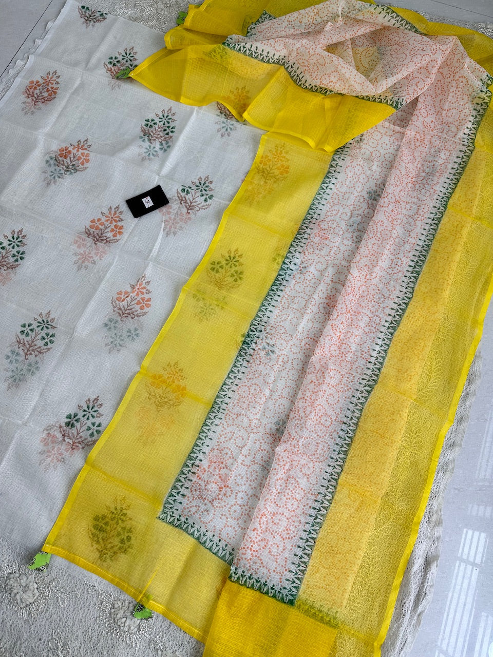 HandBlock Printed Kota Cotton Top N Dupatta