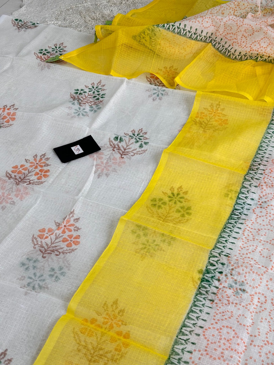 HandBlock Printed Kota Cotton Top N Dupatta