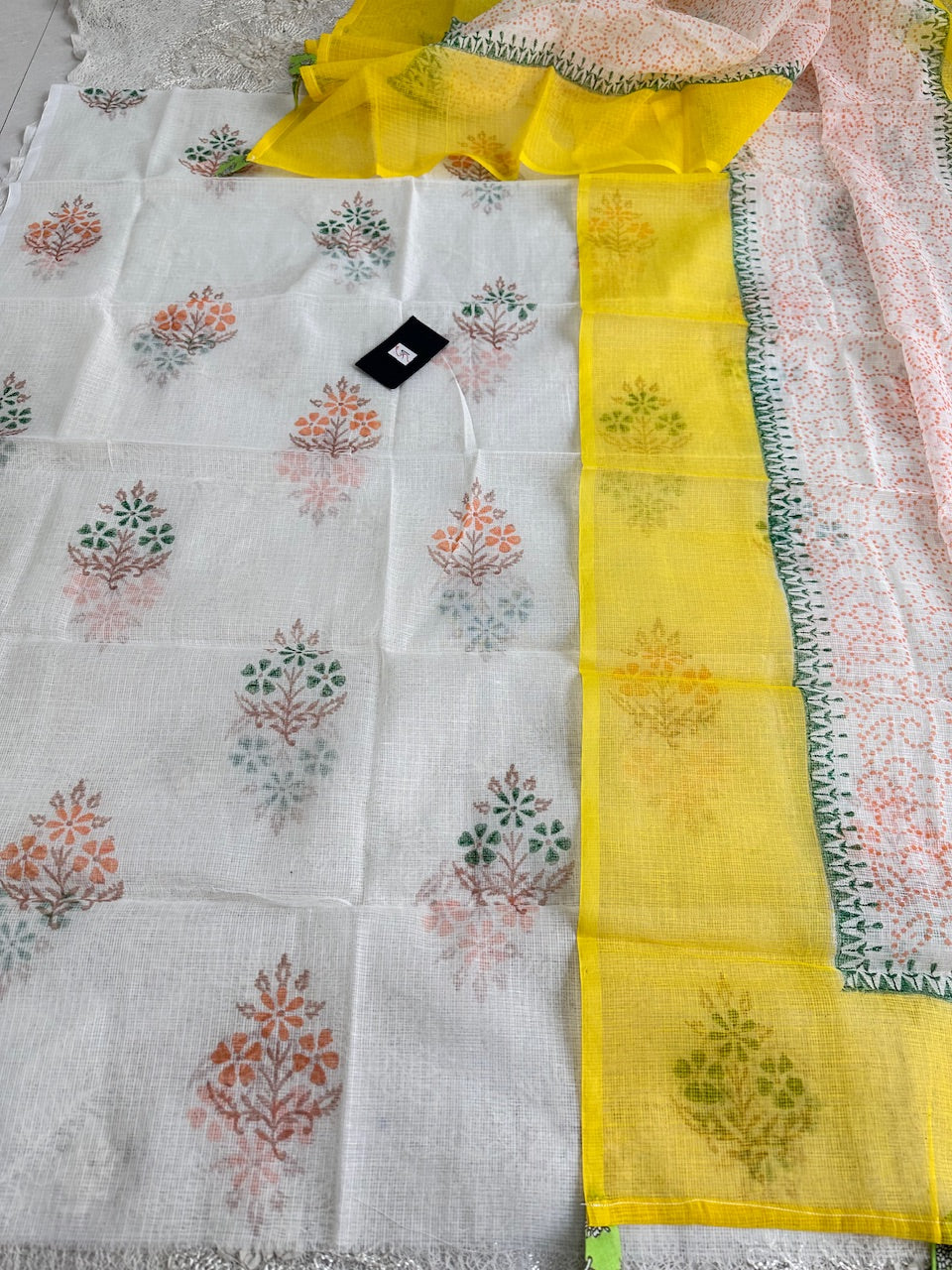 HandBlock Printed Kota Cotton Top N Dupatta