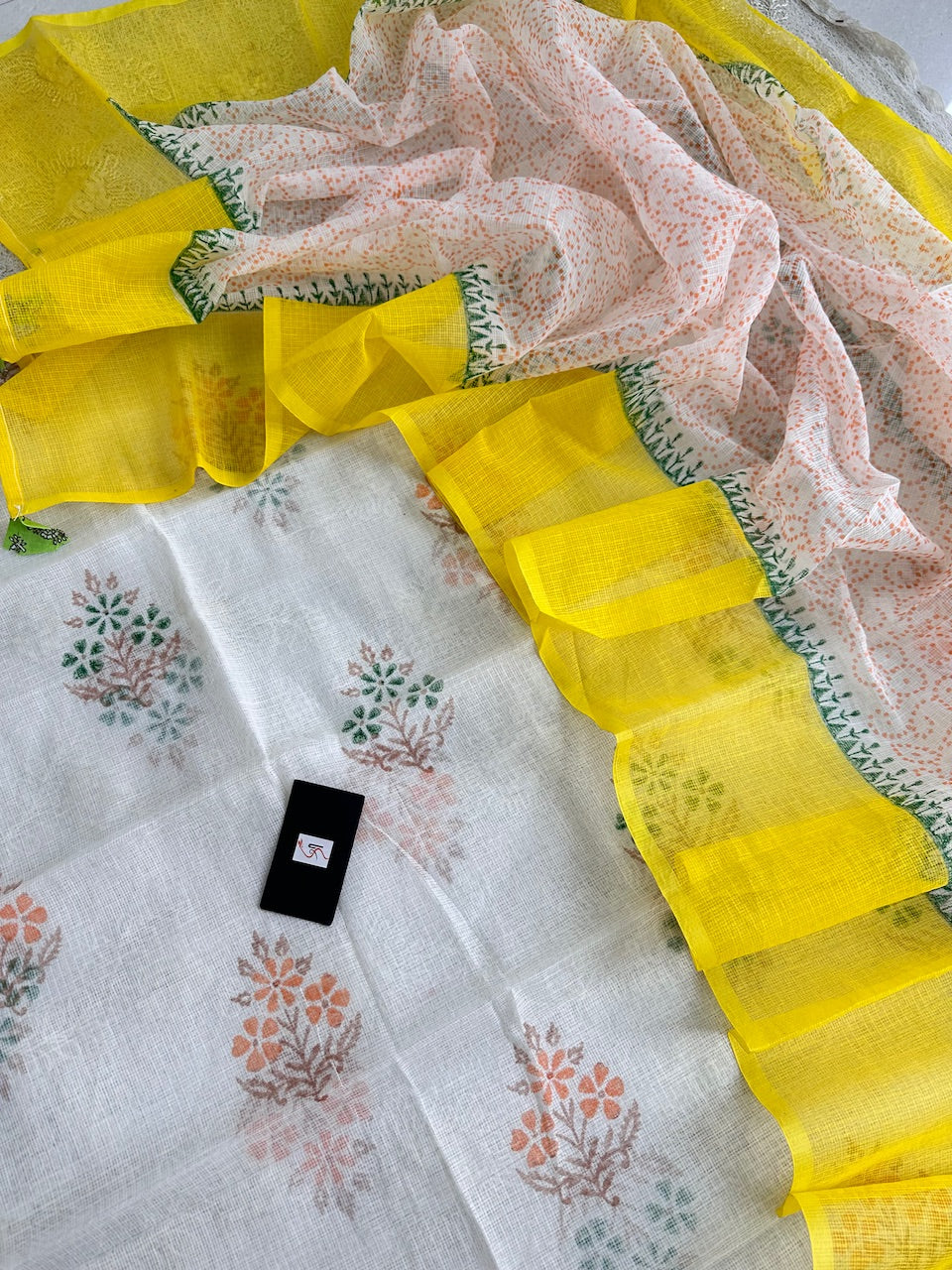 HandBlock Printed Kota Cotton Top N Dupatta