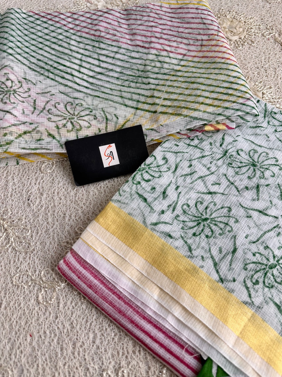 HandBlock Printed Kota Cotton Doria Top N Dupatta (Suit)