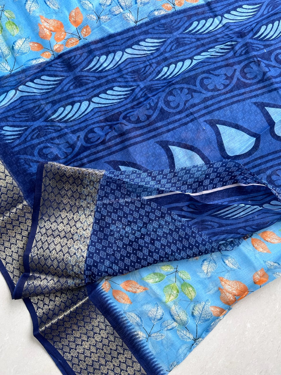 Printed Soft Cotton Saree